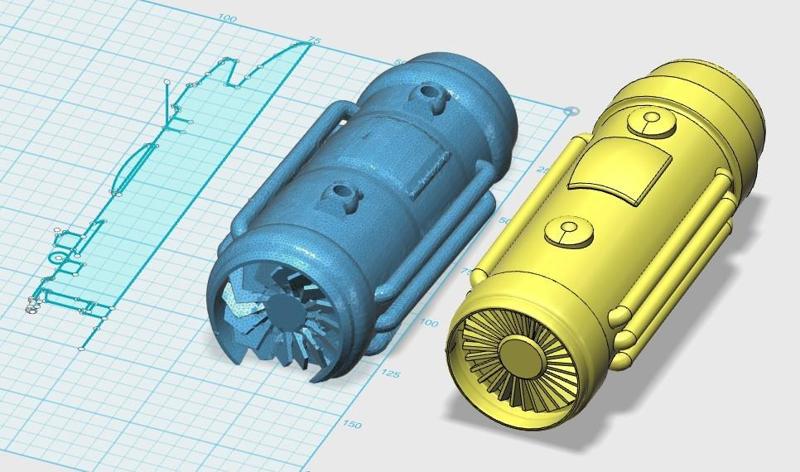 Star Wars Legion Terrain Pod Racer Engines
