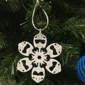 Rebel Pilot Flake Christmas Decoration