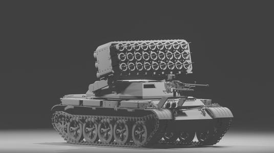 Chinese GSL 110B mine clearing and mine laying vehicle