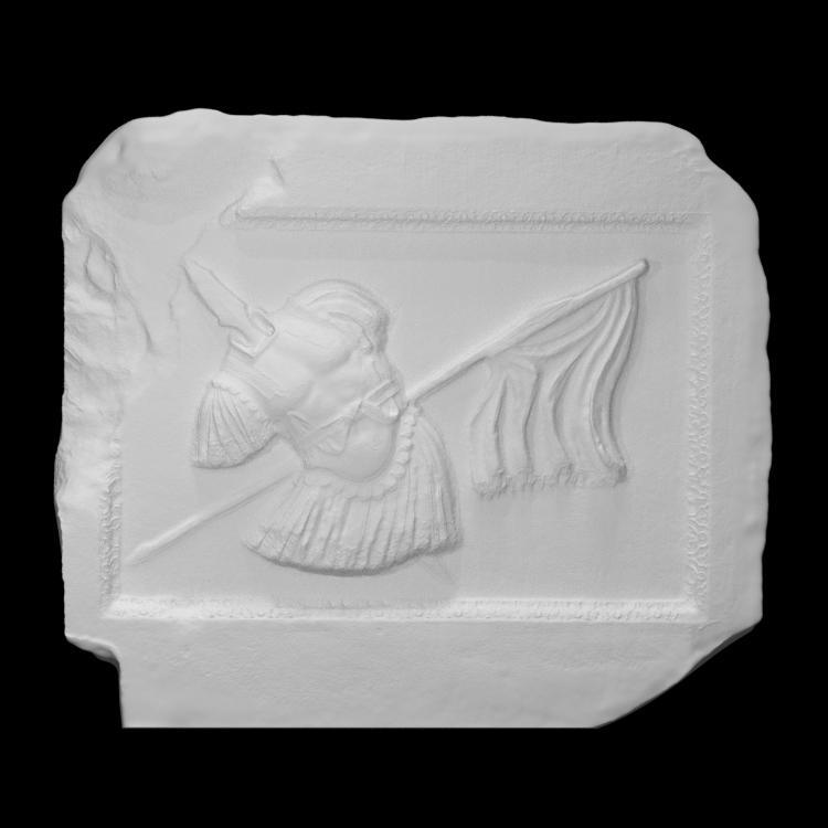 Relief with provinces and arm trophy from Hadrian's temple