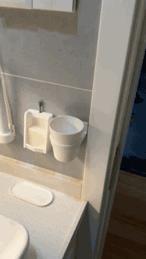 Mouthwash Cup Wall-Mounted Set