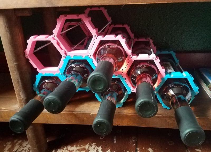 375ml Wine Bottle Modular Rack