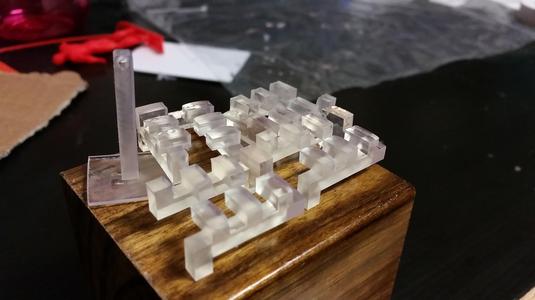 Puzzle Necklace Pendant.