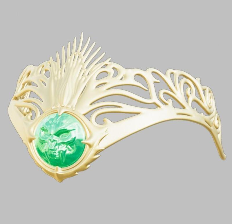 Wearable devil stone crown