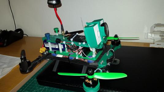 MHQ Top deck, YI, FPV, Battery tray