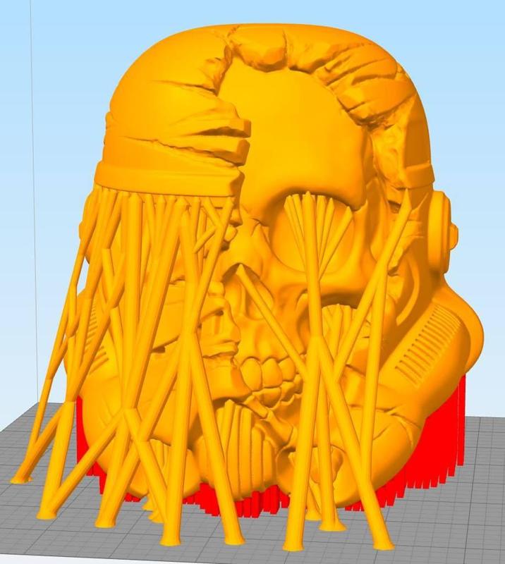 Deathtrooper (with tree supports) by Paul Braddock