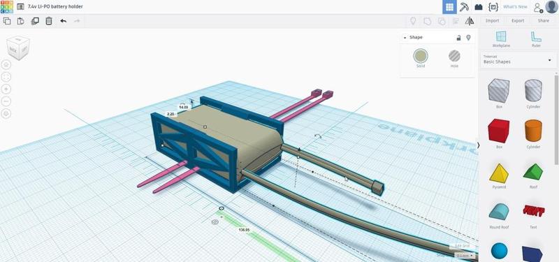 Li-PO Battery holder