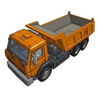 KAMAZ DUMP TRUCK - SCALE 1/48