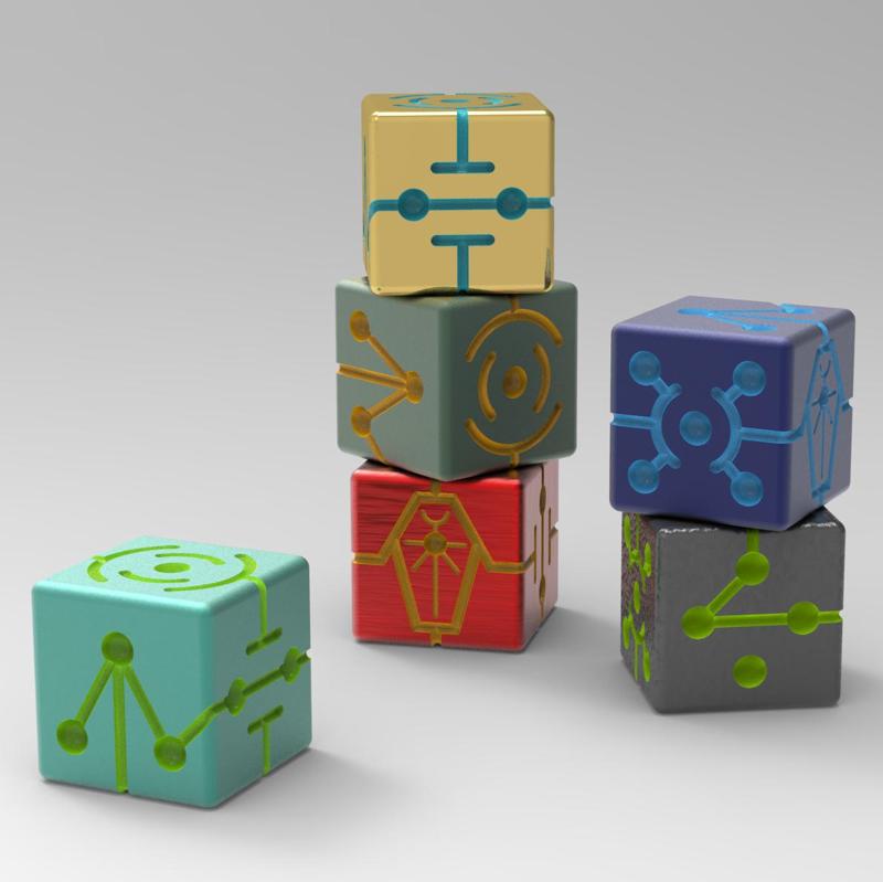 space-egyptian-terminator dice