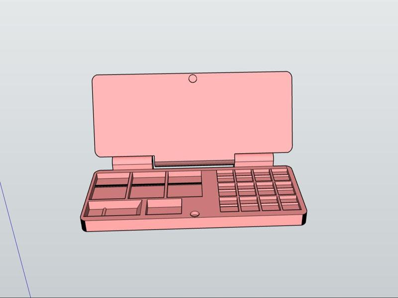 Pink wafer biscuit sd card hinged case