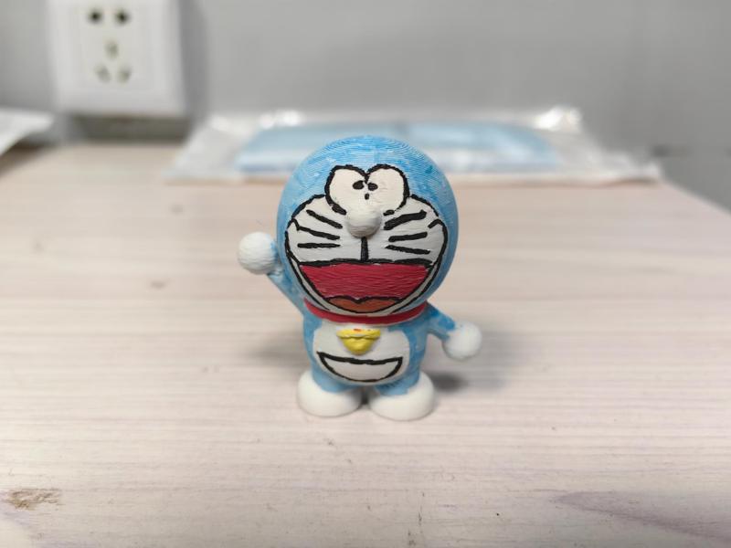 Doraemon, detailed coloring version