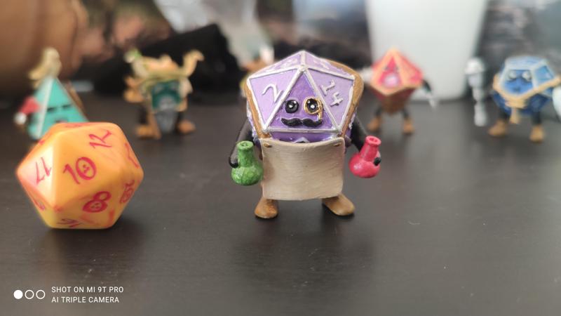 Dice D20 Custom Alchemic