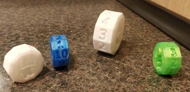 Munchkin D10 lives dice - Decagon