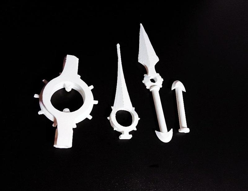 Twin Swords Clock Hands