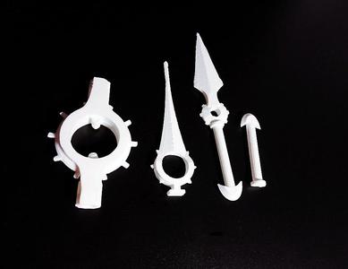 Twin Swords Clock Hands