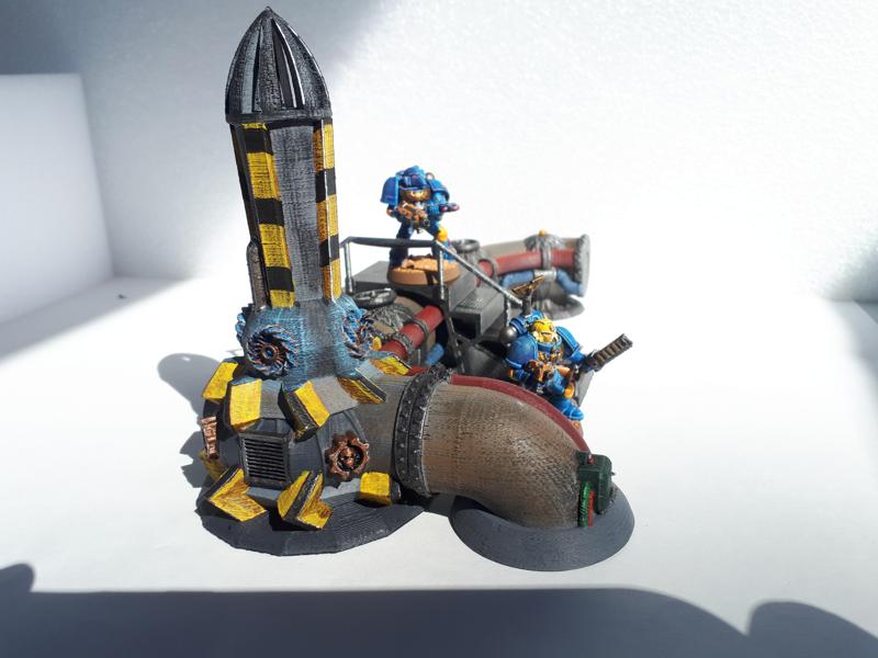 Industrial burner terrain