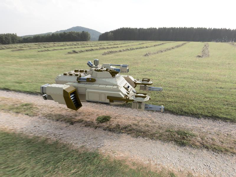 Gunship Upgrade Kit for humans that have defected to the space communists