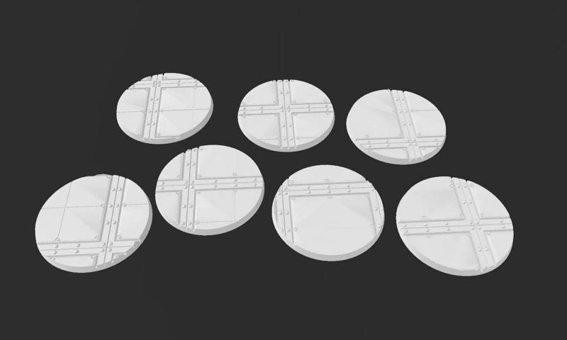 60 mm industrial bases (solid)