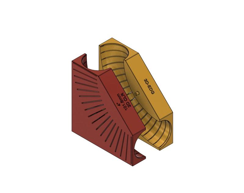4" 101.6mm 2D CLR Mandrel Bend Cut Jig