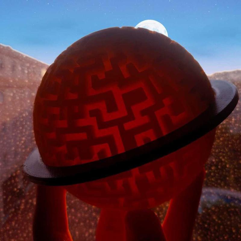 Saturn Maze Puzzle (Ring Fixed)