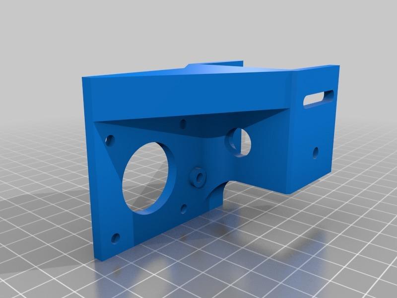 Ender 3 Pro Offset Y-Motor Mount (fixed pulley & 40/40 extrusion)