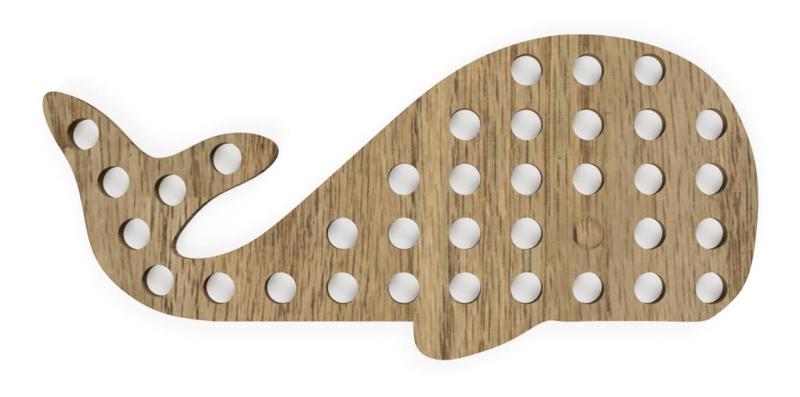 Finley the Whale - Montessori kids toy - Lacing - Montessori lacing game