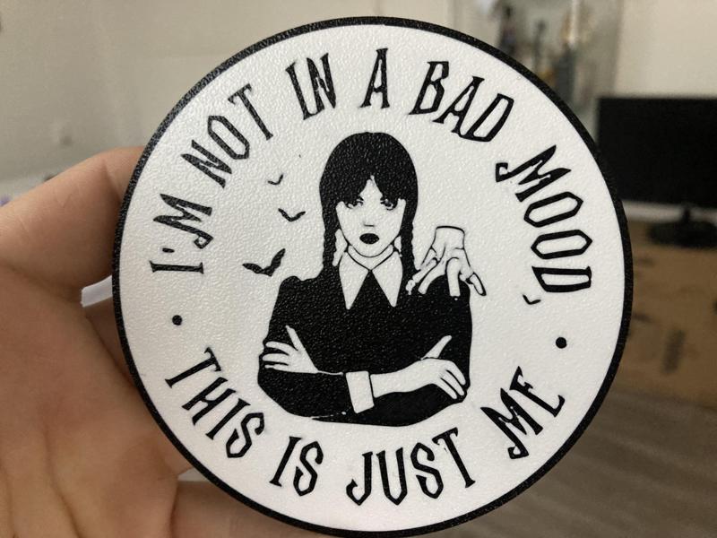 Wednesday Mood coaster