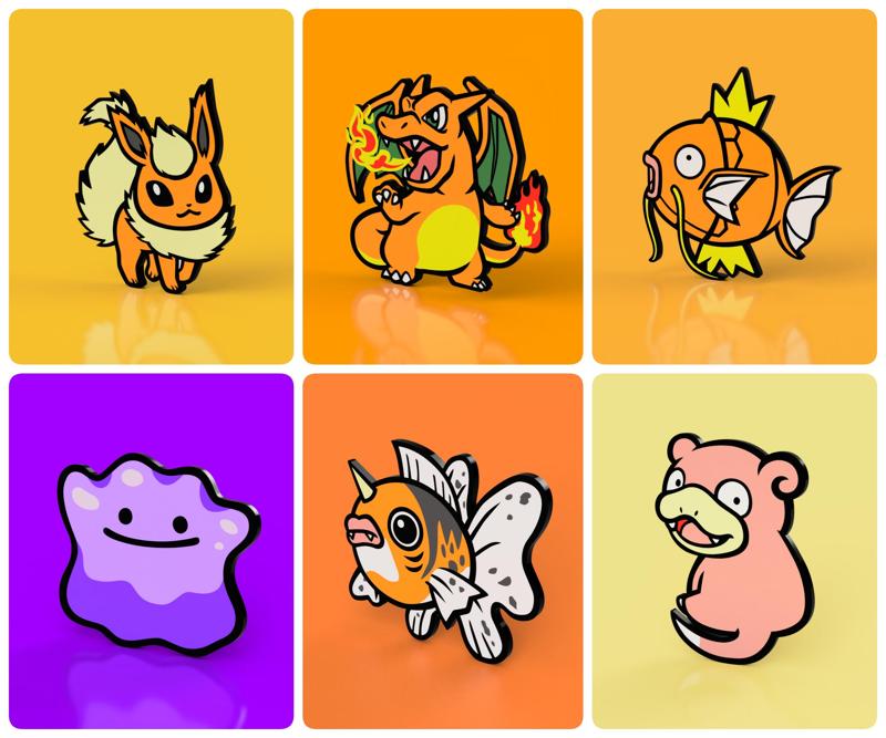 Pokemon Pop Art, Coaster (Collection 3)