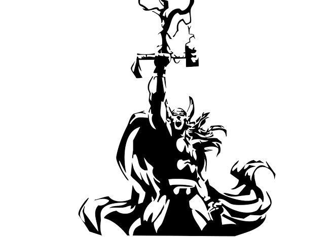 Thor stencil 2