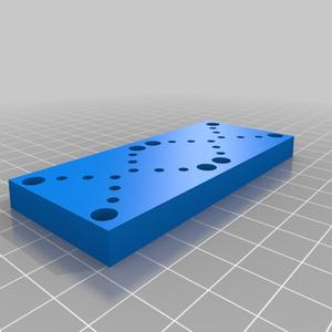 Double holder for the Aquacomputer Power Adjust