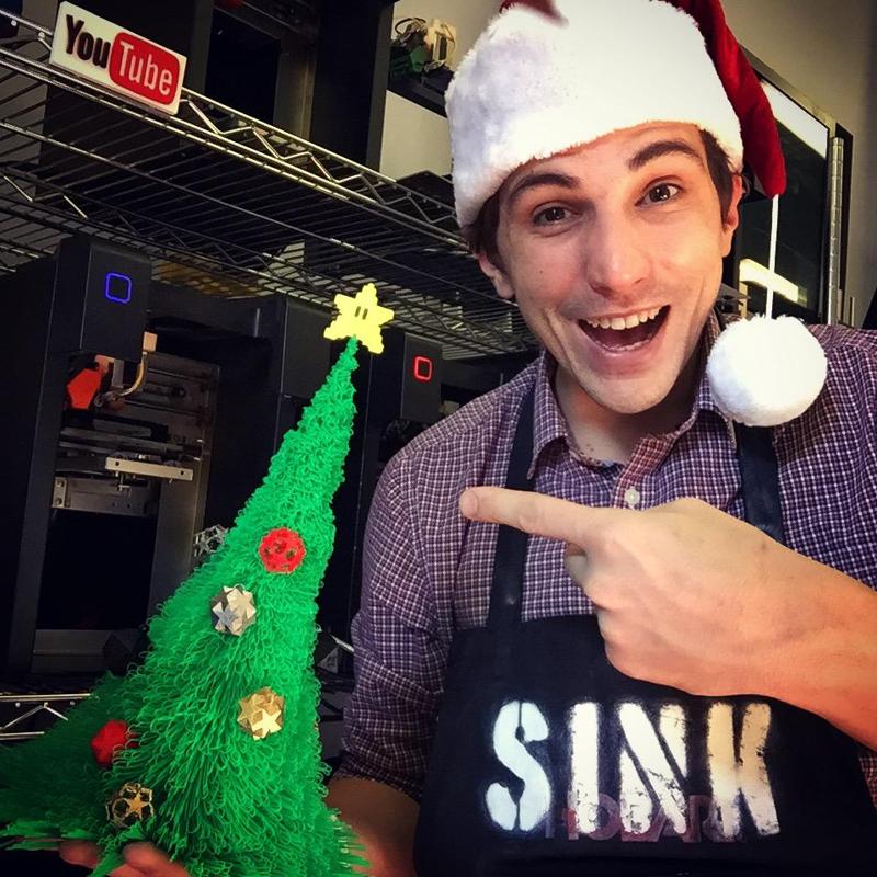 100% 3D Printed Furry Christmas Tree!