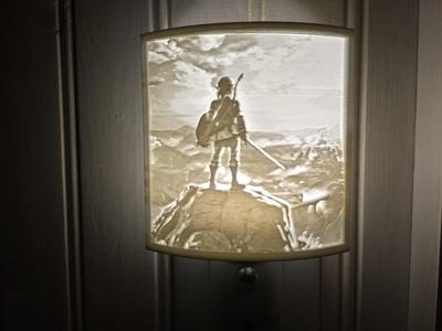 Customisable Night Light Lithophane 