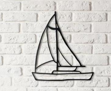 Boat 2d wall decor