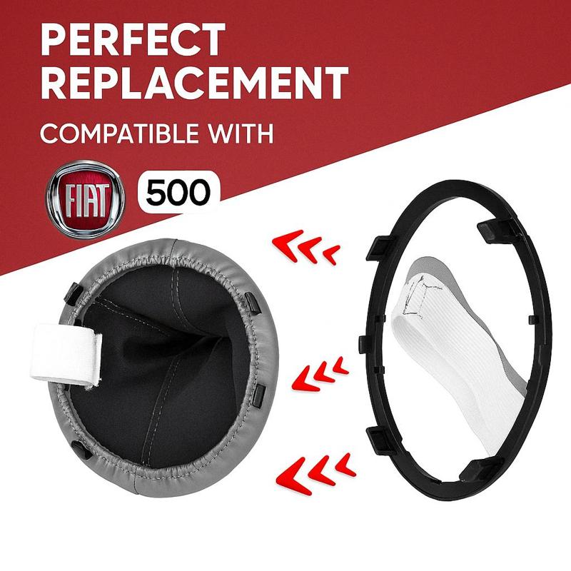 For Fiat 500 500C Gear Stick Lever Gaiter Boot Retaining Ring Lugs