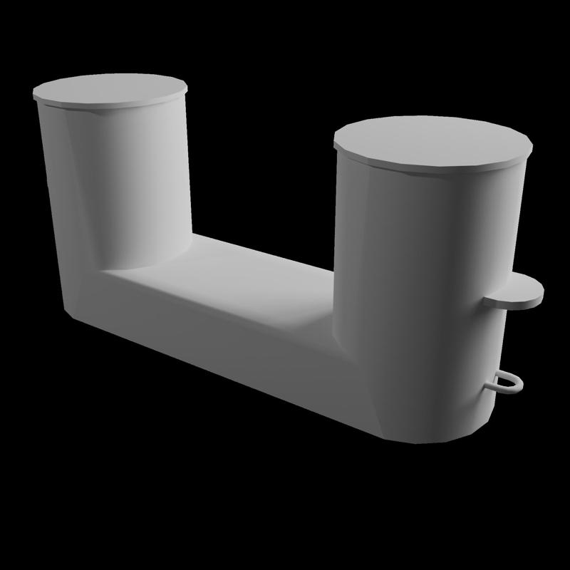 Double Bollards SWL 55t