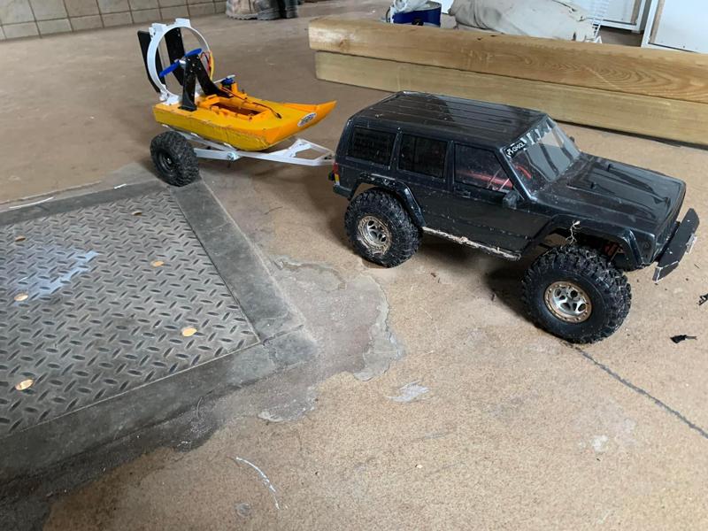RC Airboat Trailer