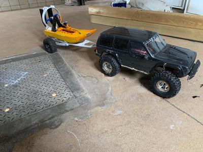 RC Airboat Trailer