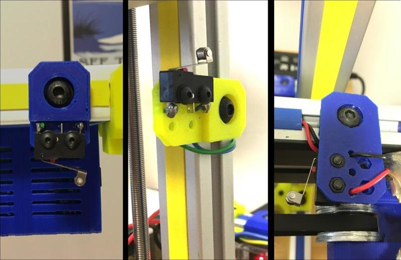 Endstop Mounts for 25mm Extruded Aluminum Profile