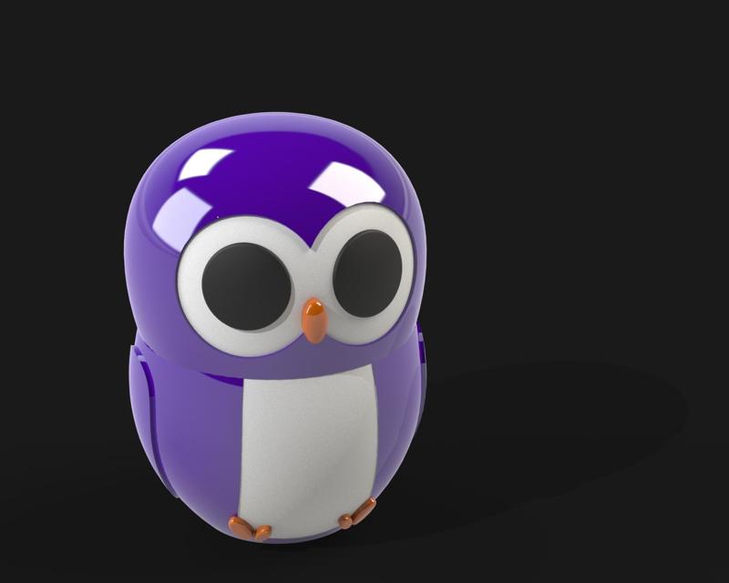 Cute Threadable Owl