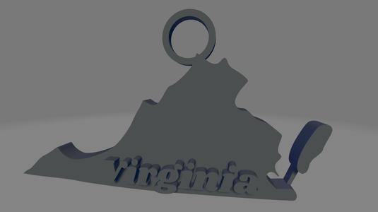 Virginia Keychain