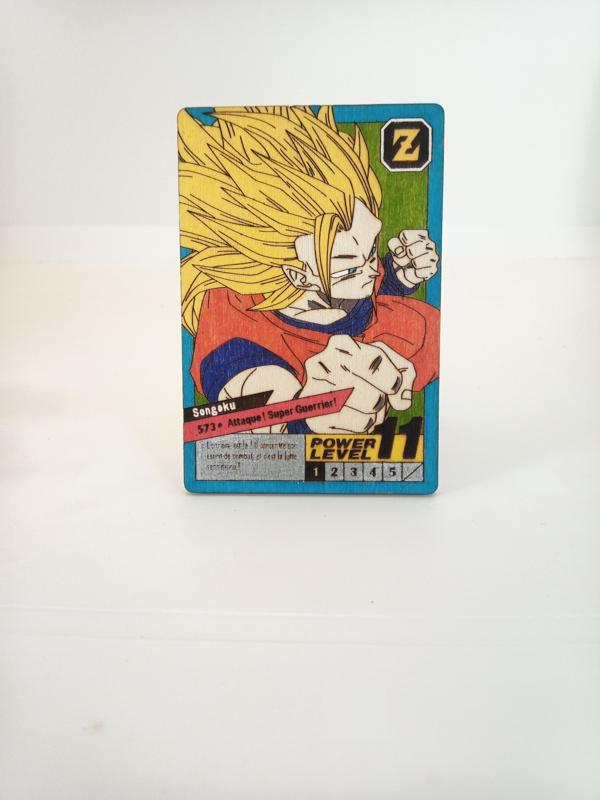 Dragon Ball Z Card - Card 573 - Laser Engraving ( lasercut Files / SVG )