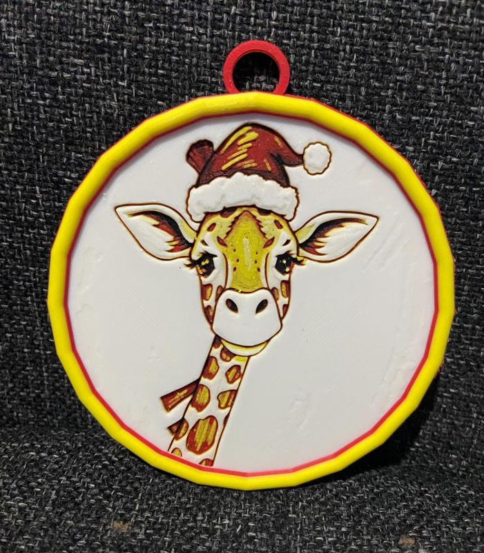 giraffe Christmas tree decoration 