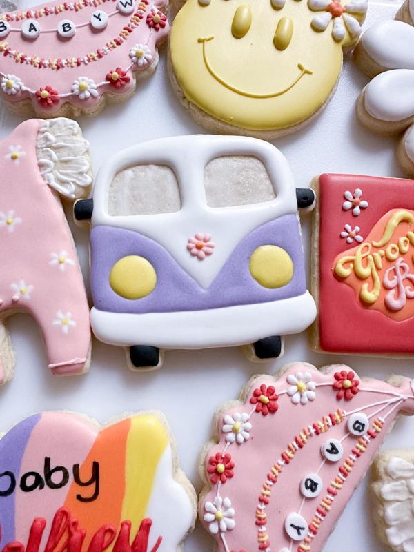 Van VW Cookie Cutter, 4 sizes - Sharp Edges! For Groovy, Hippie, 70s, retro, boho sets