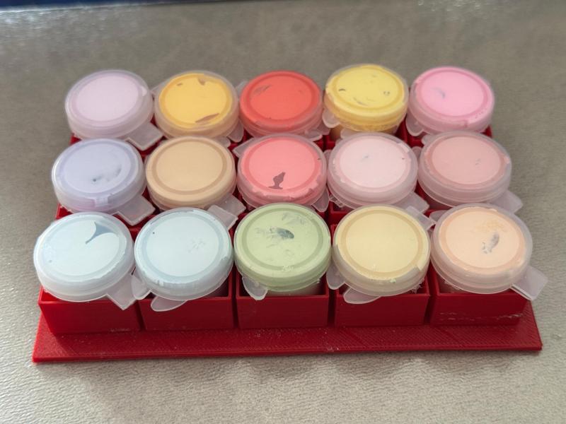 Acrylic Paint Bottle Holder