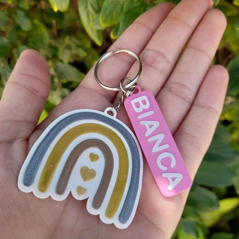 Rainbow keychain for souvenirs