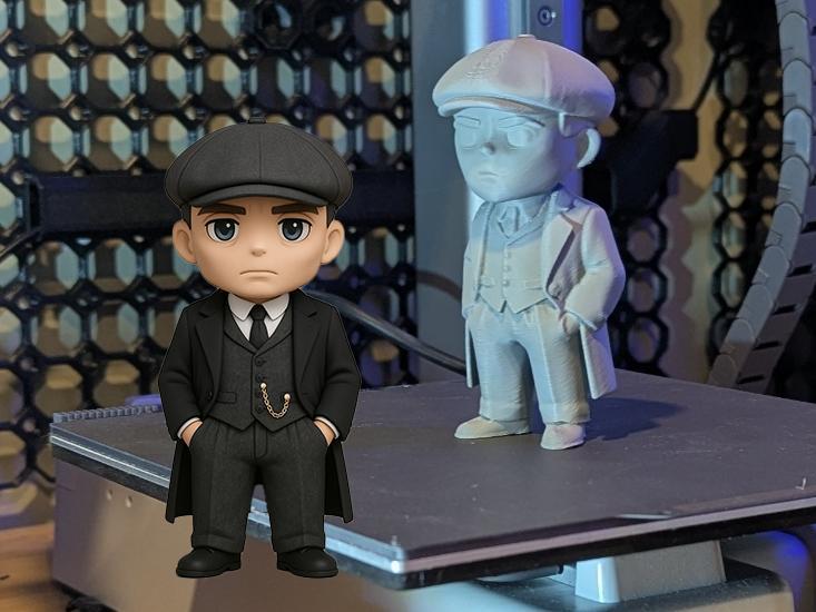 Stylized Thomas Shelby figure (Peaky Blinders)