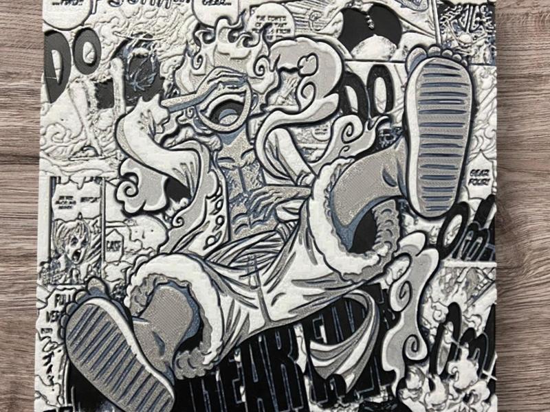 Luffy Gear5 Hueforge