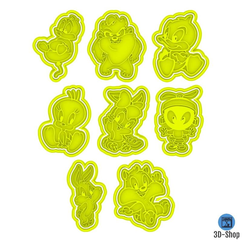 Looney Tunes X8 cookie cutter