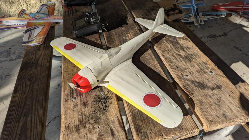 Ki-43-II Hayabusa/Oscar WWII fighter 800mm  (L3D)