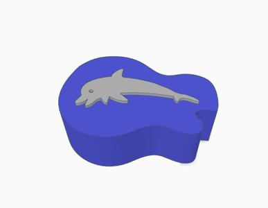 Dolphin Guitar Pick Holder